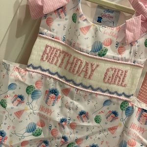 Toddler Girls Birthday Jumpsuit